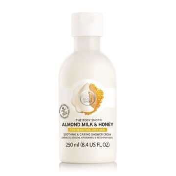 Almond milk honey soothing caring shower cream 5 640x640