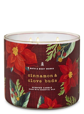 Bath Body Works Cinnamon Clove Buds 3 Wick Candle